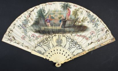 null William IV of Orange-Nassau, ca. 1740-1750
Rare commissioned fan. Folded fan,...
