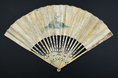 null Moses saved from the waters, circa 1760-1770
Folded fan, the cabretille leaf...