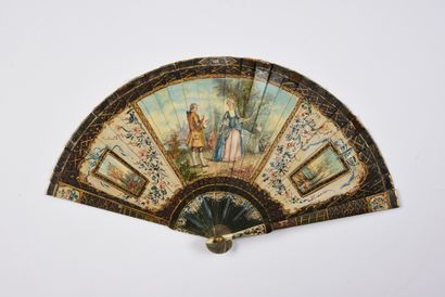 null Some flowers, circa 1900
Broken bone fan painted in the taste of the
18th century...