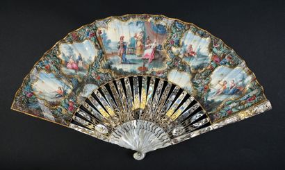 null Aeneas leaving Dido, ca. 1760
Folded fan, the skin sheet painted with gouache...