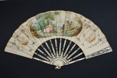 null Latona and the Lycian peasants, ca. 1770-1780
Folded fan, the leaf in skin,...