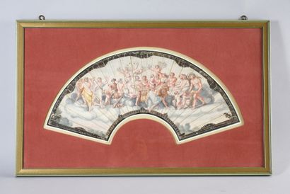 null The Wedding of Psyche and Love, circa 1690
Fan leaf, known as the "Grand Tour",...