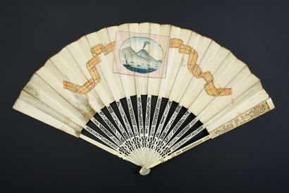 null "Veduta del molo di Napoli", circa 1776-1780
Folded fan, known as the "Grand...