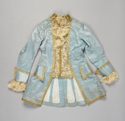  French cross-dressing suit for a young boy, circa 1900, Louis XV-inspired suit in...