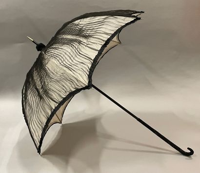 null Réunion d'ombrelles, fin du XIXe-début du XXe siècles, ombrelles à manches et...