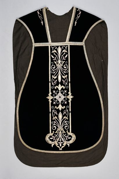 Chasuble for funerals, late 19th-early 20th...