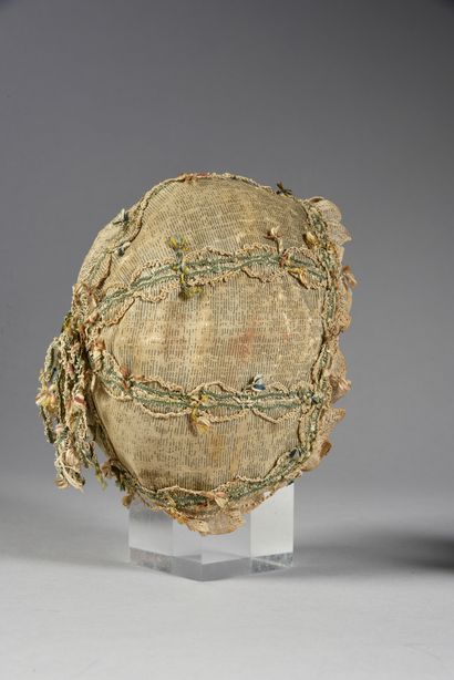 Bonnet d'enfant, XVIIIe siècle, bonnet en...