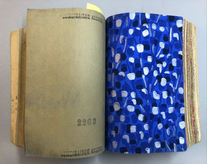 null Album d'échantillons de papiers peints, manufacture Brépols, Collection 1929-1930,...