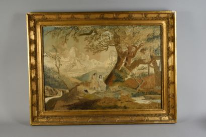 Tapestry, Aubusson, 18th century style, wool...
