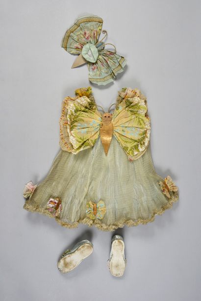  Costume de travestissement de papillon pour une fillette, vers 1920, robe sans manches...