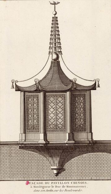 null Maquette du Pavillon chinois de l'hôtel de Montmorency-Luxembourg
Atelier d'architecture...