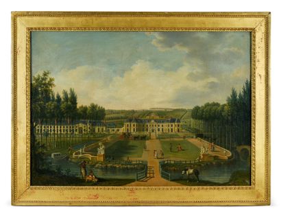Pierre Alexandre Royer (1769-1796) 
Vue du château de la Brosse côté cour
Vue du...