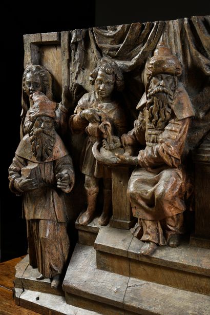 Nord de la France ou Flandres, Première moitié du XVIe siècle 
Jésus devant Pilate,...