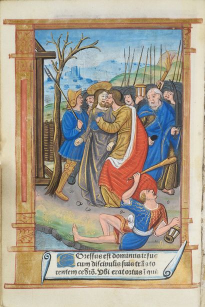 null [HOURS PRINTED FOR THE USE OF ROME]. 
 Heures a lusaige de // Romme tout au...