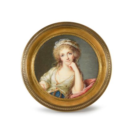 Louis Marie Sicardi (1743-1825), attribuée à Portrait of Louise Marie Adélaïde de...