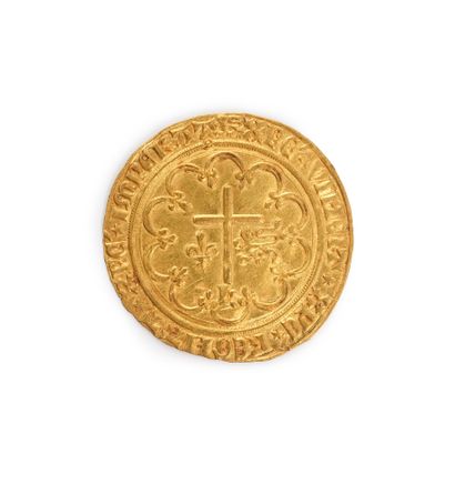 null Salut d'Henri VI roi de France et d'Angleterre. (1422 - 1461)
D. : 27 mm
Poids...