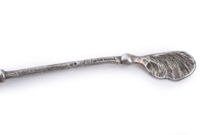 FRANCOIS XAVIER LALANNE Les Phagocytes, Small coffee spoon, 1991.
Silver. signed.
Weight...