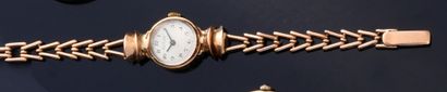 ALTITUDE Ladies' wristwatch in 750th gold.
Gross weight: 18.4 g