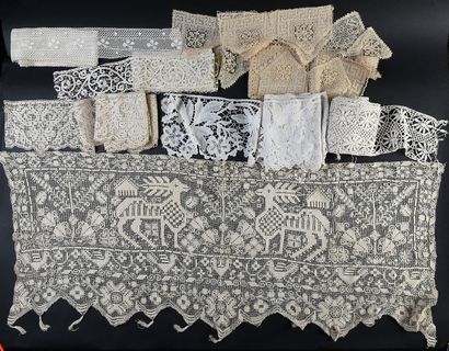 Metrages of lace for furnishing, 1st half...