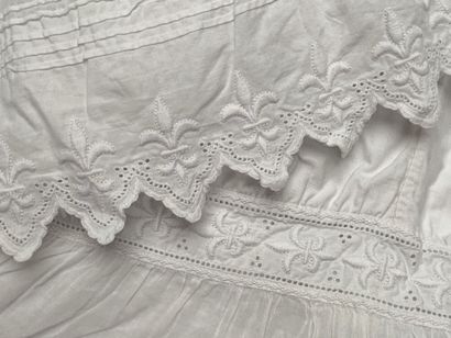 null Women's lingerie, embroidery and lace, late nineteenth and early twentieth century.
Two...