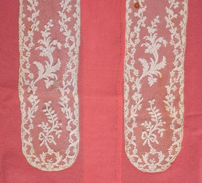 null Three pairs of bonnet barbs, Valenciennes, spindles, circa 1780-90.
A pair with...