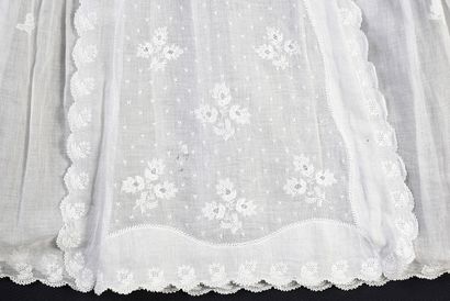 null Long christening gown, Ayrshire embroidery, 1st half of the 19th century.
Christening...
