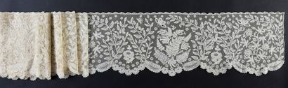 null Border, Honiton, spindles and needle, end of the 19th century.
In lace type...