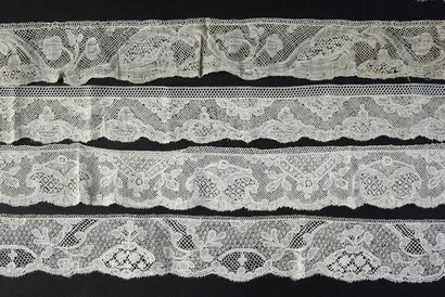 null Fourteen borders, Binches and Flanders, spindles, circa 1750-70.
In cream to...