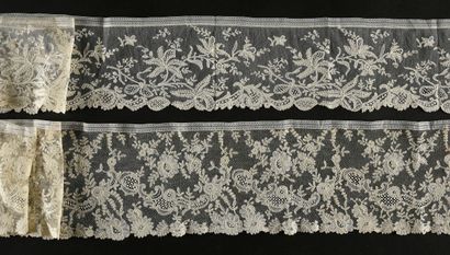 null Two ruffles in Point d'Angleterre, Belgium, 2nd half of the XIXth century.
One...