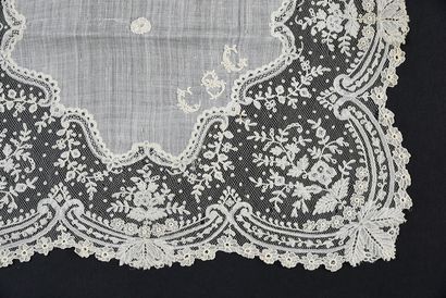 null Handkerchief application of England, 2nd half of the nineteenth century.
A well-constructed...