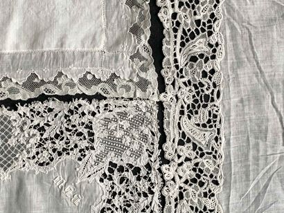 null Five lace handkerchiefs, needle, Belgium, 1st half of the twentieth century.
Four...