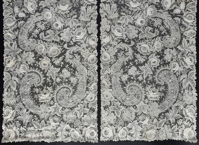 null Superb and rare stole in the Point of Gauze, needle, Belgium, circa 1880-1900.
In...