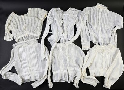 null Embroidered and lace bodices and lingerie, late nineteenth and early twentieth...