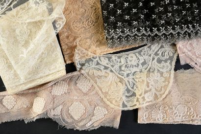 null Metrics in lace for lingerie, late nineteenth early twentieth century.
Important...