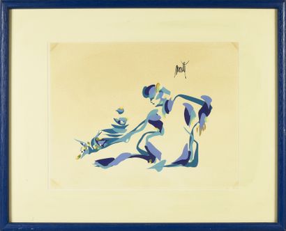 null CLAUDE FRANCOIS (1939/1978): Author, composer and performer. 1 pair of lithographs...