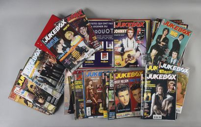  JUKEBOX MAGAZINE: 1 lot de 124 exemplaires du mensuel Jukebox Magazine des années...