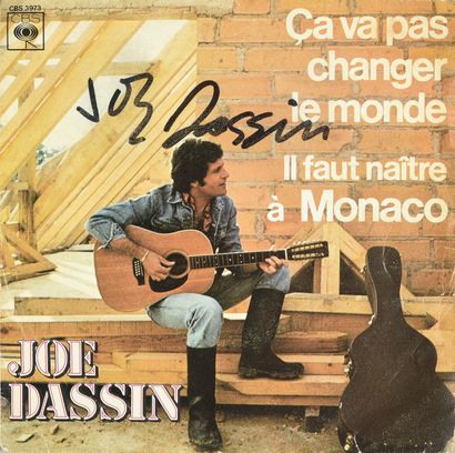  JOE DASSIN (1938/1980): Franco-American composer and performer - 1 45 rpm record...