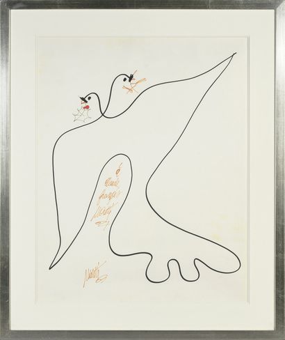 null CLAUDE FRANCOIS (1939/1978): Author, composer and performer. 1 original drawing...
