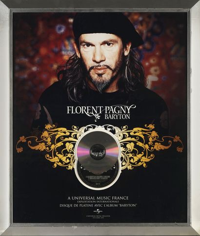 null FLORENT PAGNY (1961): Author, composer, performer and actor. 1 platinum disc...