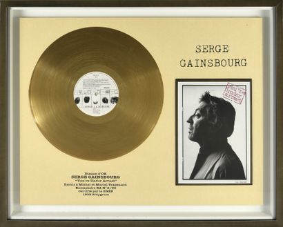 null SERGE GAINSBOURG (1928/1991): Actor, author, composer, performer. 1 gold record...