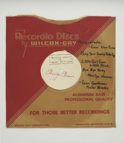null MARILYN MONROE (1926/1962): American singer and actress. 1 hardback record signed...