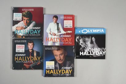 null JOHNNY HALLYDAY (1943/2017): Chanteur et acteur. 1 ensemble de 8 livres: 1 livre...