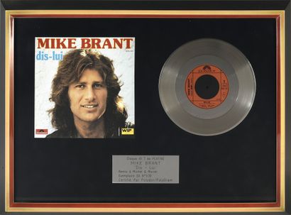 null MIKE BRANT (1947/1975) Israeli composer and singer: 1 platinum record "Dis-lui"...