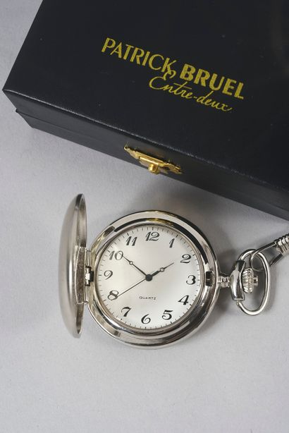  PATRICK BRUEL (1959): Author, composer, performer and actor. 1 Gousset watch with...