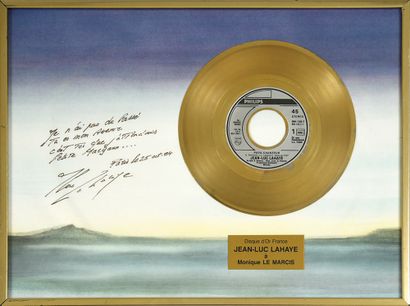  JEAN-LUC LAHAYE: (1952): Author, composer, and performer. 1 Golden disc for the...