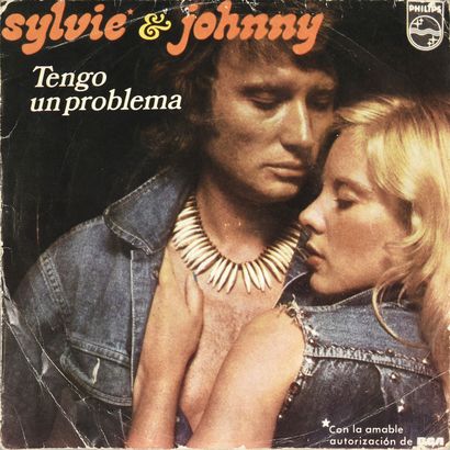 null JOHNNY HALLYDAY (1943/2017): Singer and actor. 1 45 rpm record "Tengo un problema"...
