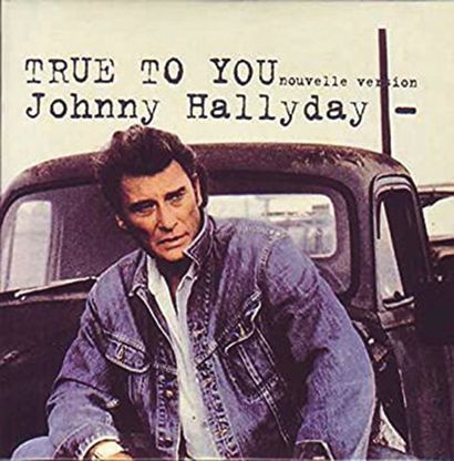 null JOHNNY HALLYDAY (1943/2017): Chanteur et acteur. 1 blouson en jean de marque...