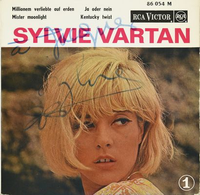 null SYLVIE VARTAN (1944): Singer and actress. 2 Japanese 45 rpm records, published...