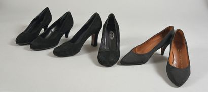  ZIZI JEANMAIRE (1924/2020): Dancer, singer and showgirl. 1 set of 3 pairs of pumps....