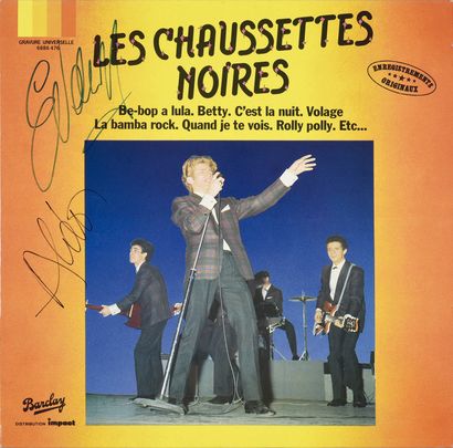  EDDY MITCHELL (1942): Author, composer, performer and actor. 2 LPs, Les Chaussettes...